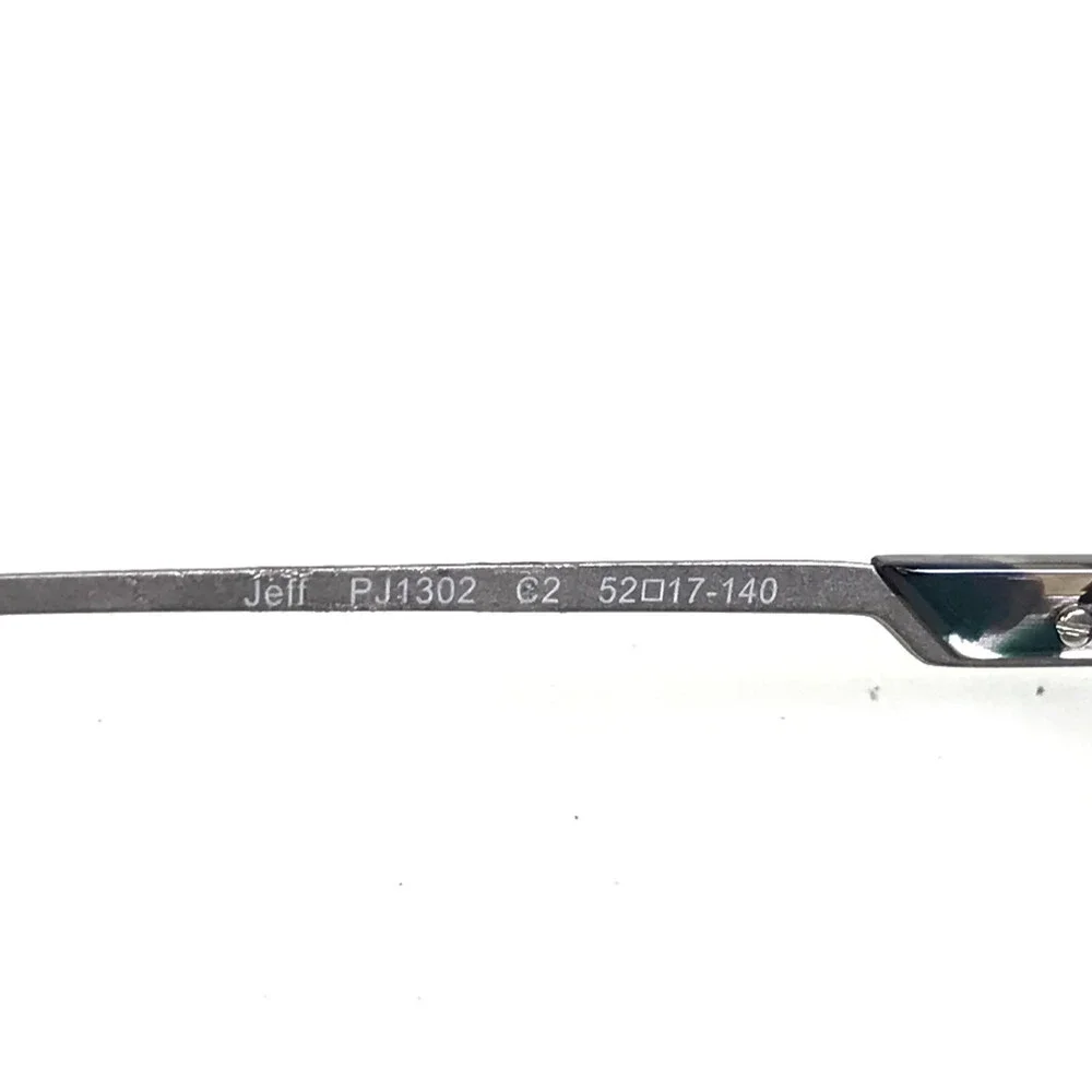 Pepe Jeans Eyeglasses Frames Jeff PJ1302 C2 Gunmetal Square Full Rim 52-17-140